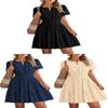 Cotton Floral Bohemian Aline Dress With Ruffle Details For Casual Spring Wear