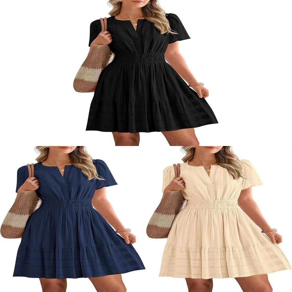Cotton Floral Bohemian Aline Dress With Ruffle Details For Casual Spring Wear