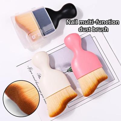 Multifunctional Nail Art Brush with Dust Cover Remove Dust Brush New Cleaning Brush  Laptop