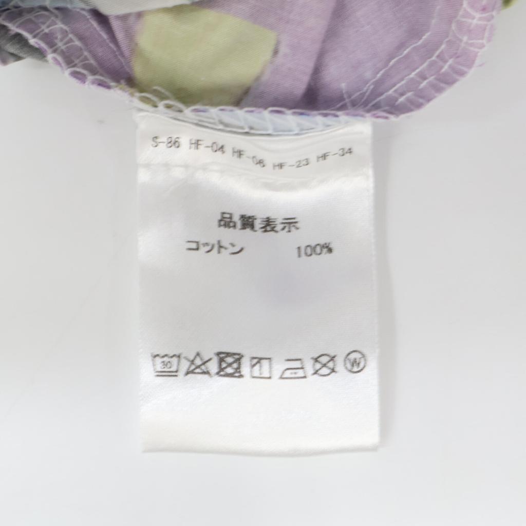 TYPICAL FREAKS TYPICAL FREAKS all-over print cotton wide pants Bottoms M Purple Blue WhiteUsed