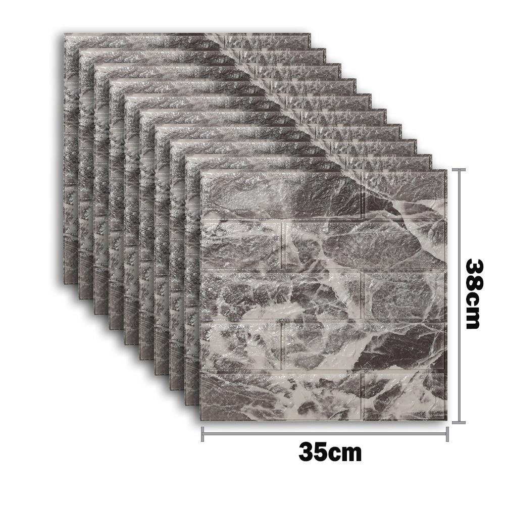 10 tk 3D vahtplastist seinakleebispaneelid tellised veekindlad kleepuvad tapeet elutuba magamistuba kodu maja vannitoa sisustus