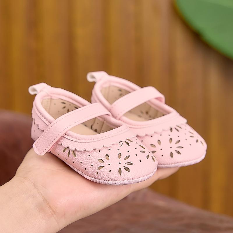 Soft Sole Breathable Baby Girl Toddler Shoes for Ages 0-1 - Spring/Autumn Casual Princess Shoes
