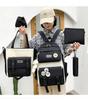 Stylish Korean Style Backpack Set for School: Large Capacity Fashion Shoulder Bag for Girls