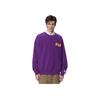 Fila Fusion Letter Logo Printed Sports Hoodie Men Hoodies Purple T11U038205FPU