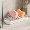Household Bathroom Soap Dish with Draining Tray and Metal Rack for Countertop Organization and Efficient Drying Storage
