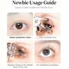 Dual-Type Eyelash Curler with Comb – Wide & Partial Clip Options, Waterproof, Long-Lasting, Natural Curl, Unisex Certified