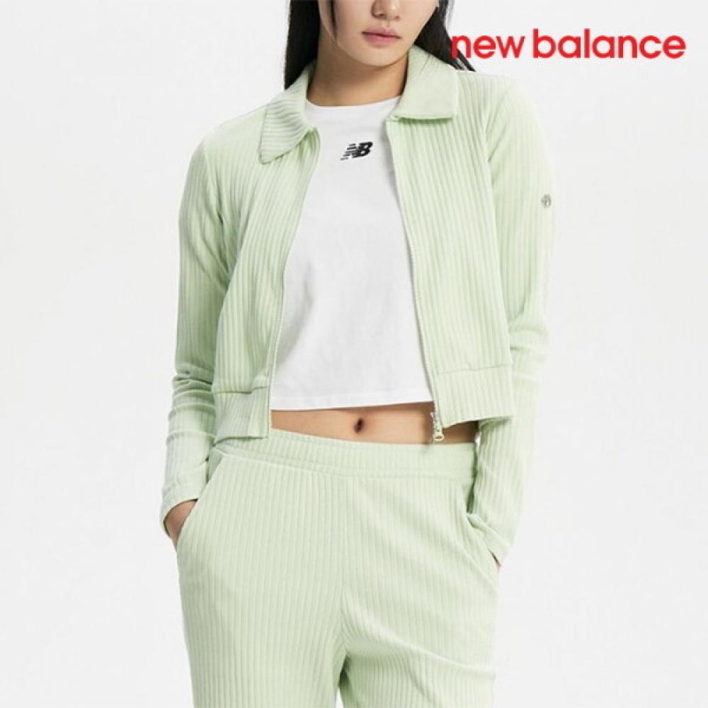New Balance Jacket Soft Ribbed Collar Two Way Zip G30  Nbmde2w322 41
