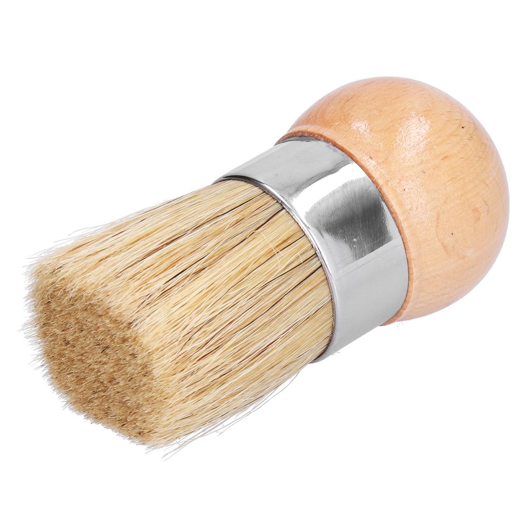 2Inch Round Head Brush Decoration Paint Round Bristles Wooden Handle Cleaning Brush