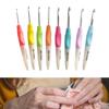 8Pcs Beginner Crochet Hook Ergonomic Crochet Hook Ergonomic Handle Crochet Hook Needle for Crocheting Craft 2.5mm-6mm