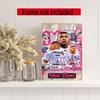 Mbappe Personalized Name Diamond Paintings Mosaic Wall Round Diamond Art Painting Kits Embroidery Crystal Accessories Frameless