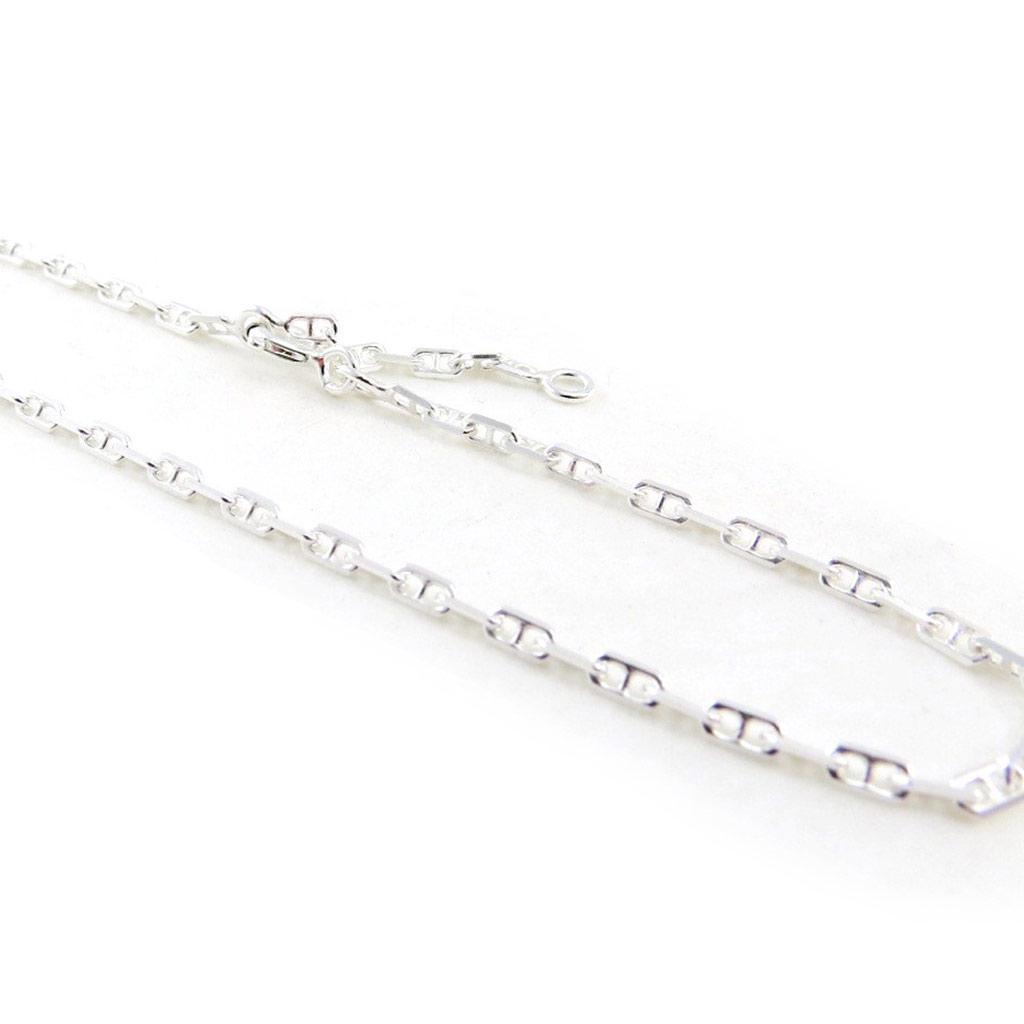 Les Trésors De Lily [J0127] - Stříbrný kotníkový řetízek 'Marine'