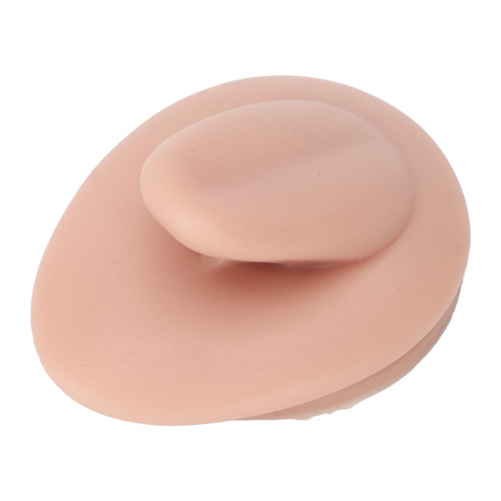 Silicone Tongue Model Soft 3D Acupuncture Flexible Fake Tongue Piercing Display Model for Teaching Medium Skin Color