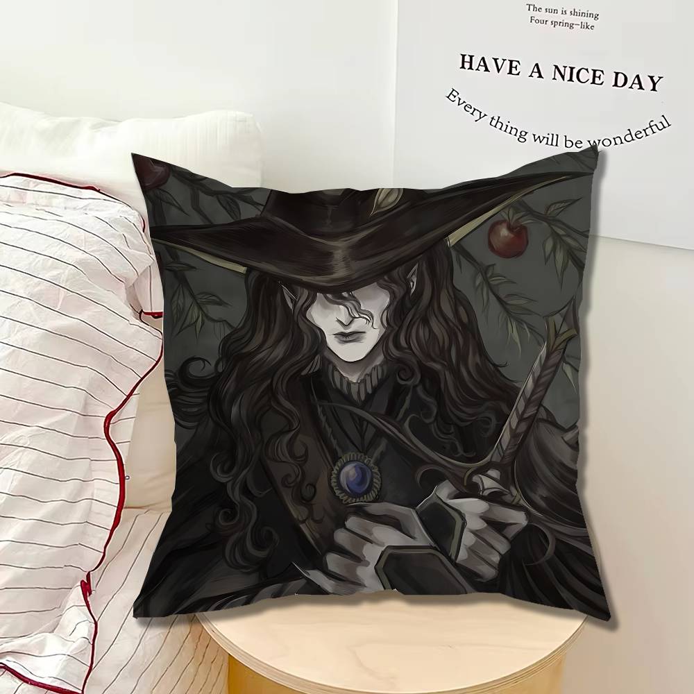 VVampire Hunter D Pillow cases Organic Linen Pillow Case DoubleSided Print Cushion Cover for Sofa Home Decor Gift
