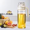 Oil Dispenser Bottle For Kitchen Sauce Auto-Seal Portion Control Olive Oil Bottle Condiment Leak-Proof Ergonomic Dust-Proof