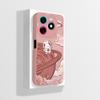 Pour Tecno Spark 20 20C Coque Mignon Dessin Animé Astronaute Carrée Silicone Liquide Souple Housse de Protection pour Téléphone Pour Tecno Spark20 20C Funda