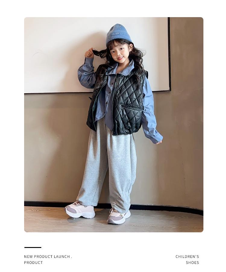 2025 Winter Kids' Velvet Running Shoes - Korean Style for Girls