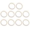 10 Rolls White Masking Tape 0.7in Width Easy Tear High Adhesive Paint Tape for Painting DIY Arts Crafts Labeling