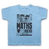Maths Rocks Geek Artihmetic Nerd Mathematics Cool Kids Childs T-Shirt