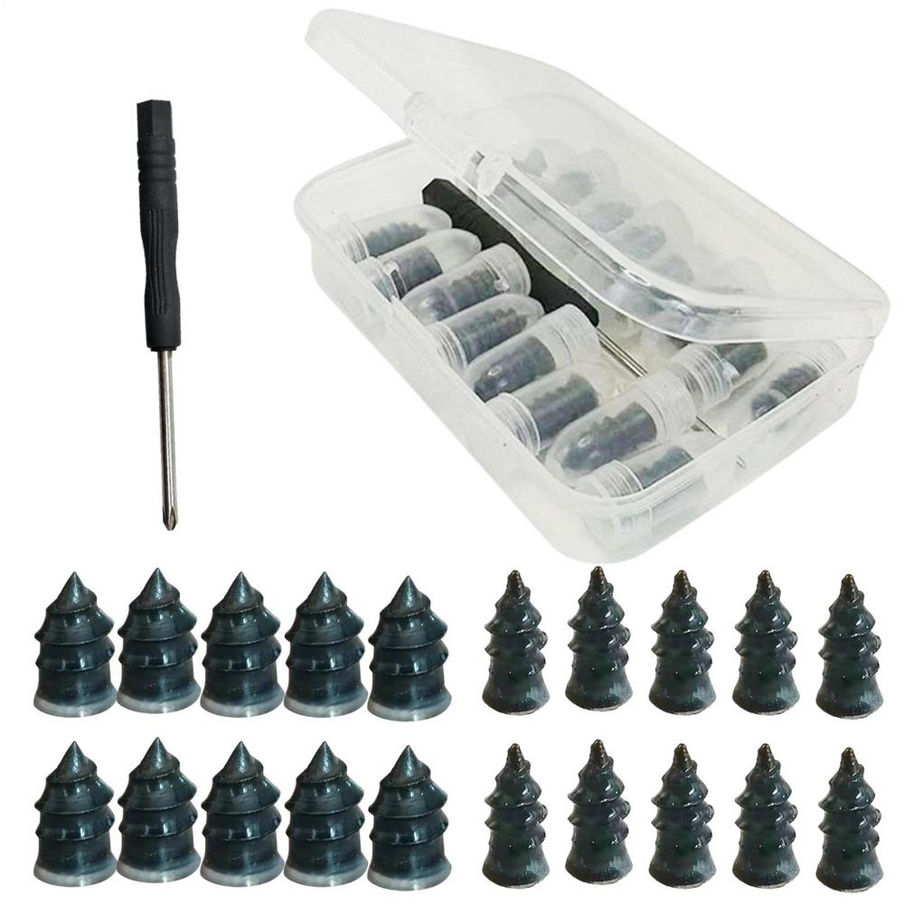 

1 BOX Motorcycle Vacuum Tyre Repair Nail Kit Car Scooter Bike Tubeless Rubber Nails Tire Puncture Repair Accessories чёрный