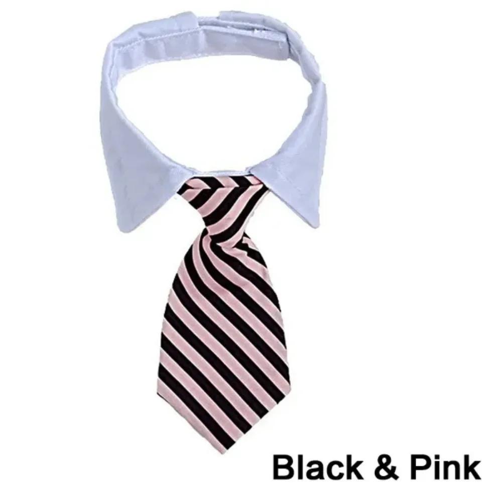 Pet Puppy Bow Tie Necktie - Adjustable Formal Dog Collar for Small Dogs and Cats, Puppy Grooming Costume Accessories