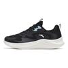 Anta Comfortable Fabric Synthetic Leather Non-Slip Wear-Resistant Breathable Low-Top Running Shoes Women Sneaker Black Blue 922315573-2