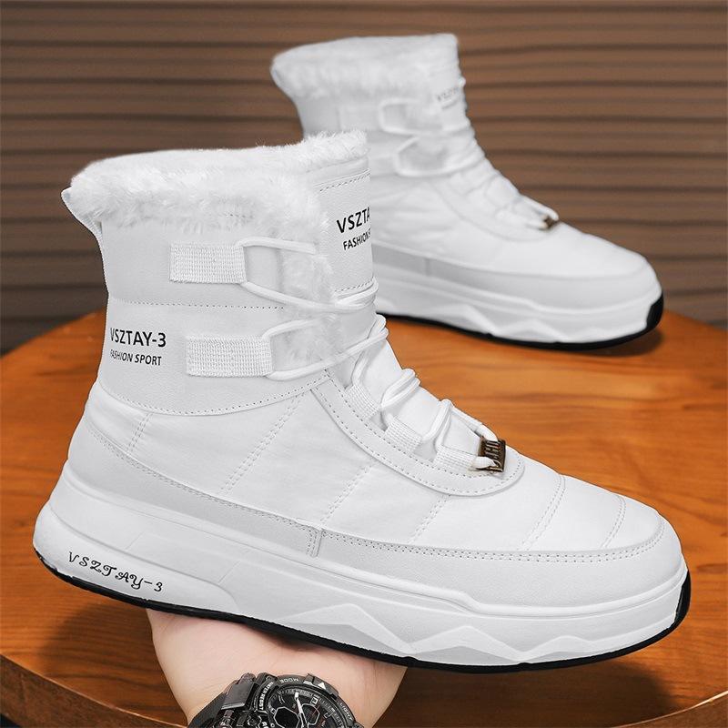 Snow boots winter velvet warm high-top down bread shoes sub-zero waterproof and non-slip cotton shoes