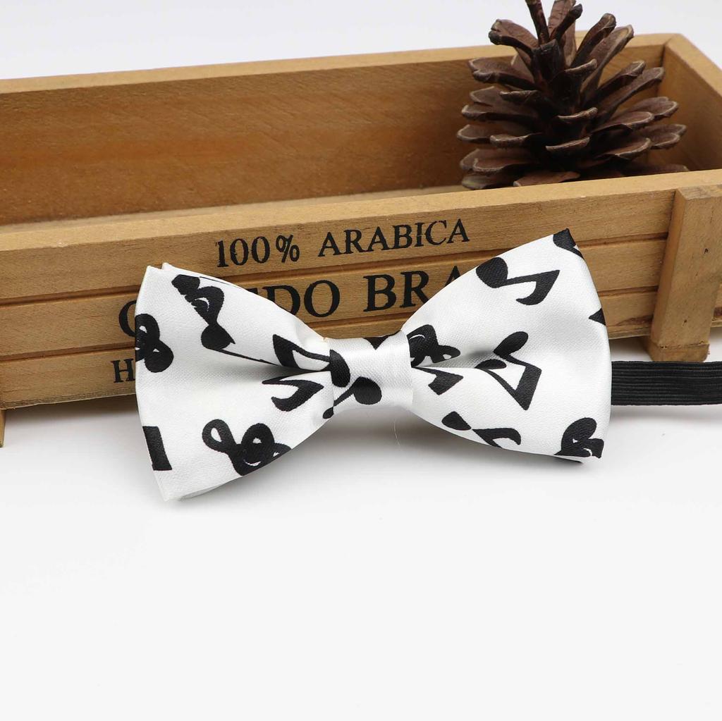 Kids Music Bow Tie Character Moustache Bowtie Children Camouflag Necktie Baby Polyester Butterfly Festival Striped Ties