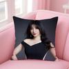 Popular fashion Chinese sexy actress LLiu Yan Cushion Cover Pillow Case Soft Friendly Fabric  Concealed Zipper
