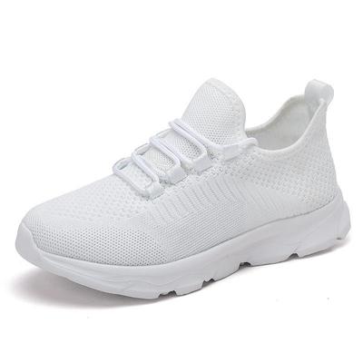 2319 Chaussures de Course Unisexe Légères et Respirantes en Mesh - Blanc, Tige Basse, Printemps/Été.