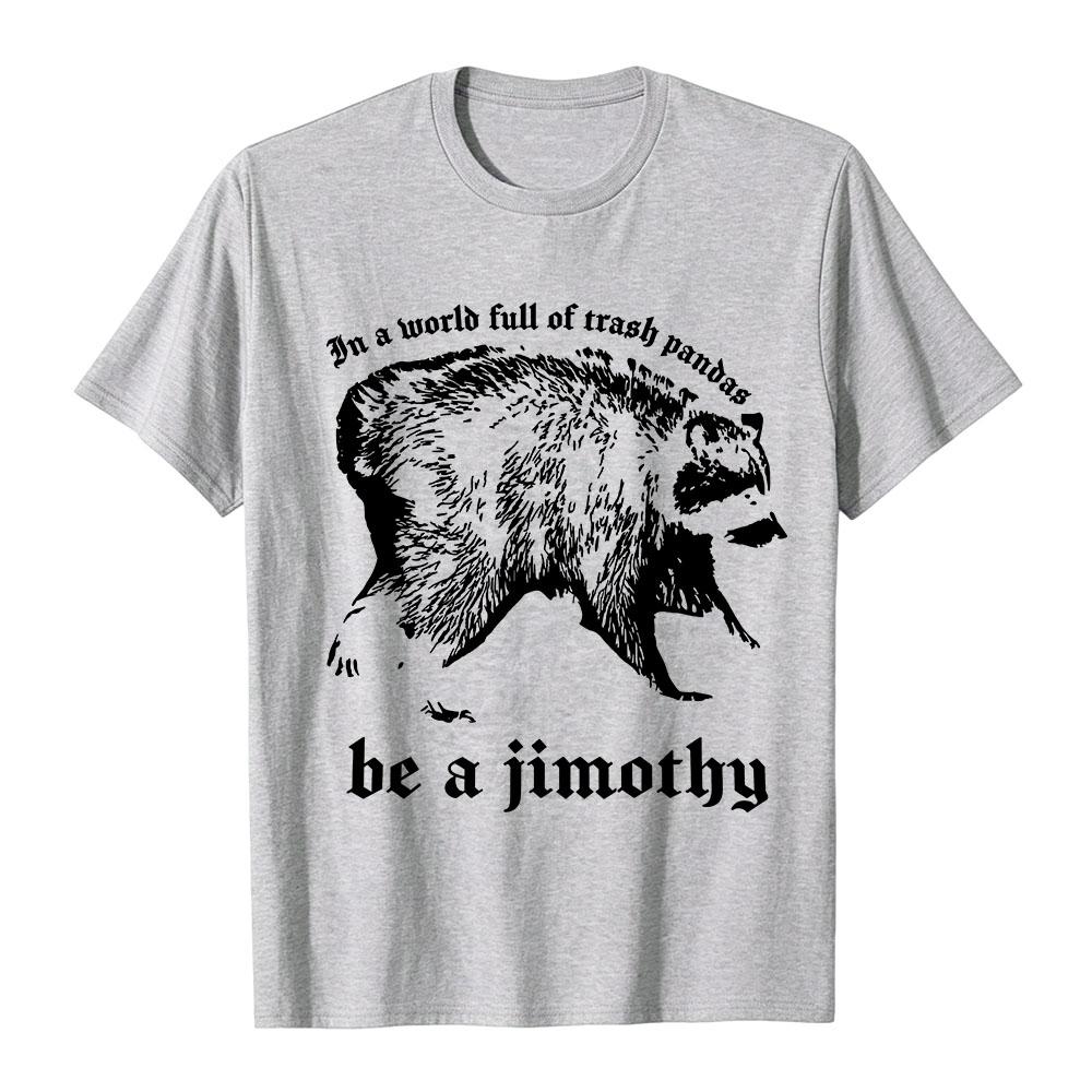 T-shirt Graphique Jimothy Le Raton Laveur T-shirts Mèmes Drôles Seattle Washington Comfort Colors Unisexe T-shirt Weirdcore Coton Hauts d'Été
