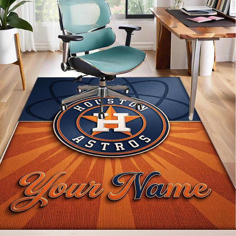 Custom Name Rug Houston basketball Graffiti Art Area Rug Suitable for Indoor,Carpets for Homes, Offices,Living Rooms,Home Decor,Christmas Gift