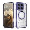 KEYSION Transparent Magnetic Case for Motorola Edge 60 Pro 5G Silicone+PC Shockproof Phone Back Cover for for Edge 60 Fusion 60S
