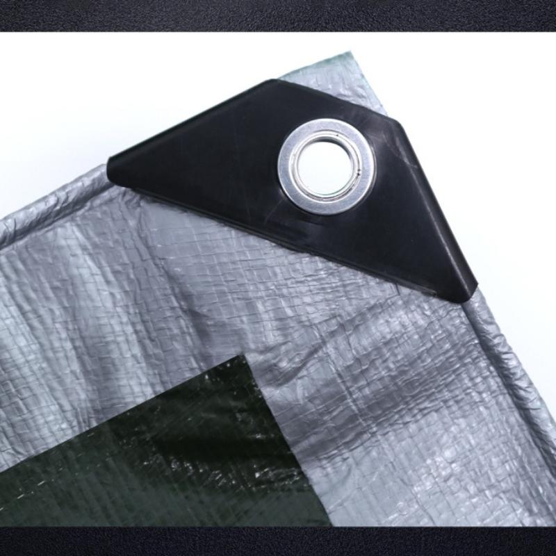Two Tone Tarpaulin Waterproof Sunscreen Truck Cloth Wear Resistant Tear Resistant PE Paulin Multi Purpose Roof Rainproof Farm Fence Cover Cloths