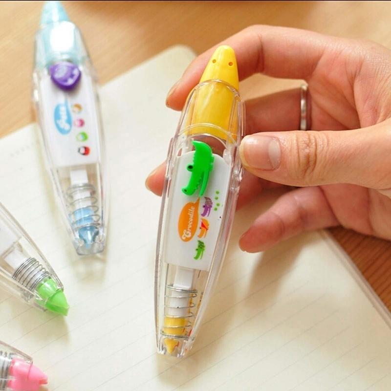Cute Funny Stationery Push Correction Tape For Student Gifts School Supplies Stationery Kwaii Acessory Lovely Education Supplies