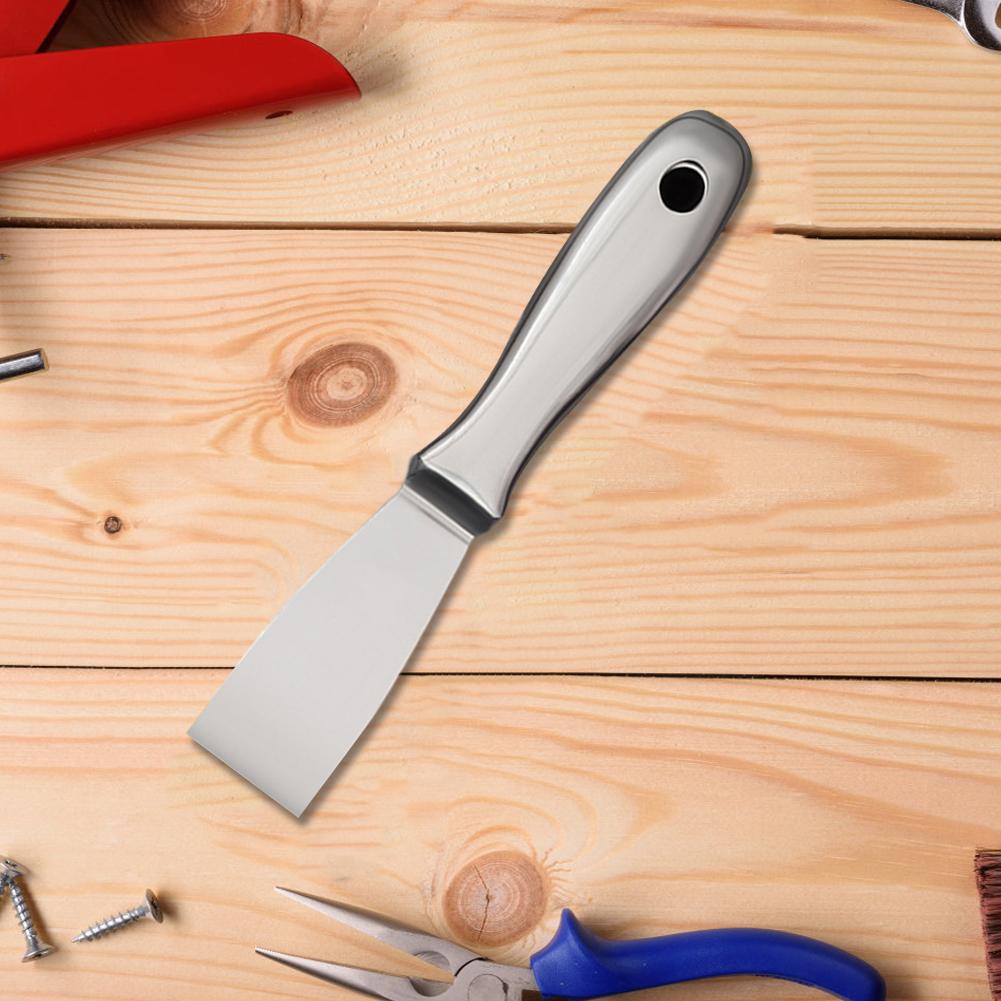 One-Piece Stainless Steel Putty Knife Paint Scraper Tool Spackle Tool Putty Scraper for Spackling Patching and Painting 1.5inch