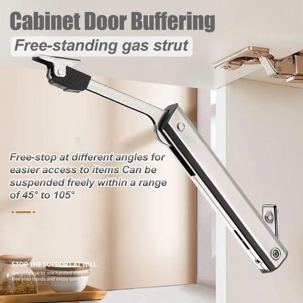 Buffering Hydraulic Cabinet Hinge Heavy Duty Lift Up Door Hardware Cabinet Flap Door
