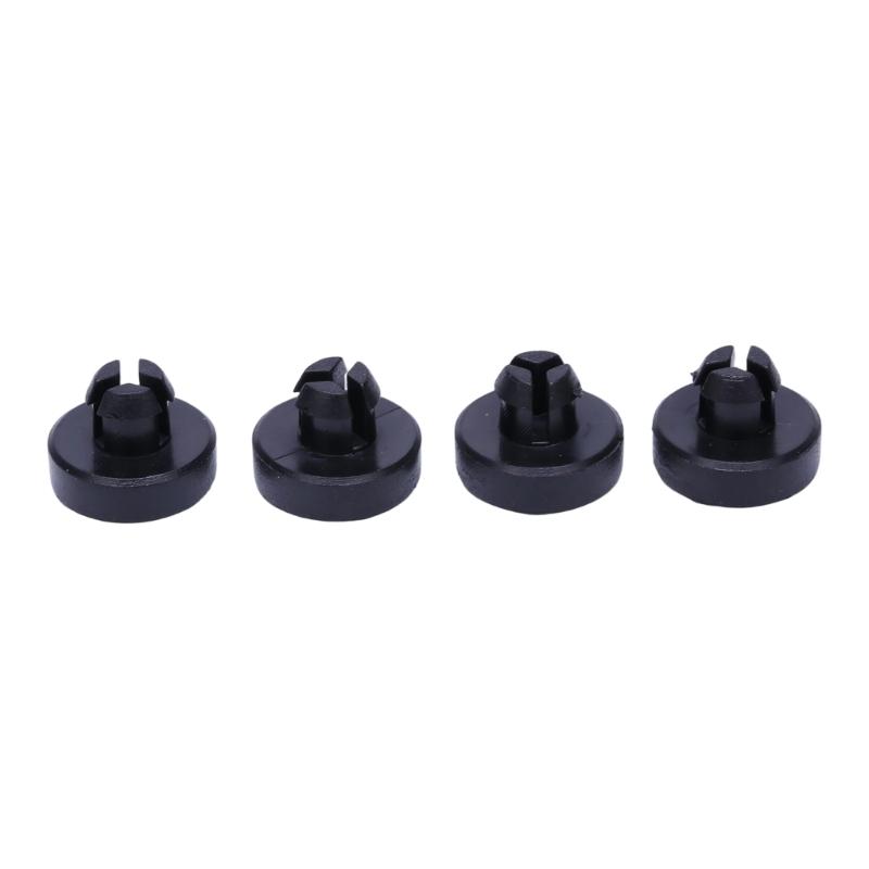 Set di 4 Tappi Fermacoffre 12832495, Pezzi Tampone in Plastica Nera con Clip a Pressione, per Saab 9-3 Cabriolet 2004-in Aree di Contatto del Coperchio del Bagagliaio Posteriore