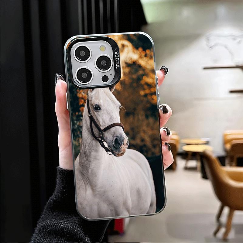 Ferghana Horse Animal Shockproof Phone Case for iPhone 17 Air 16 16E 15 Pro Max 14 Plus 13 Mini 12 Back Cover Anti Fall Fundas