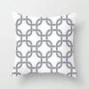 Grey Pattern Decorative Pillowcase Office Living Room Home Pillowcase Car Ornaments