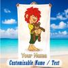 Beach Towel Custom Name Text, Quick Dry Large Towel For Beach HomePumuckl
