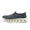 GO WALK GLIDE STEP 2.0 Cushioning Breathable Support Rebound Walking Shoes Men's Dark Gray Blue 217025-SLT