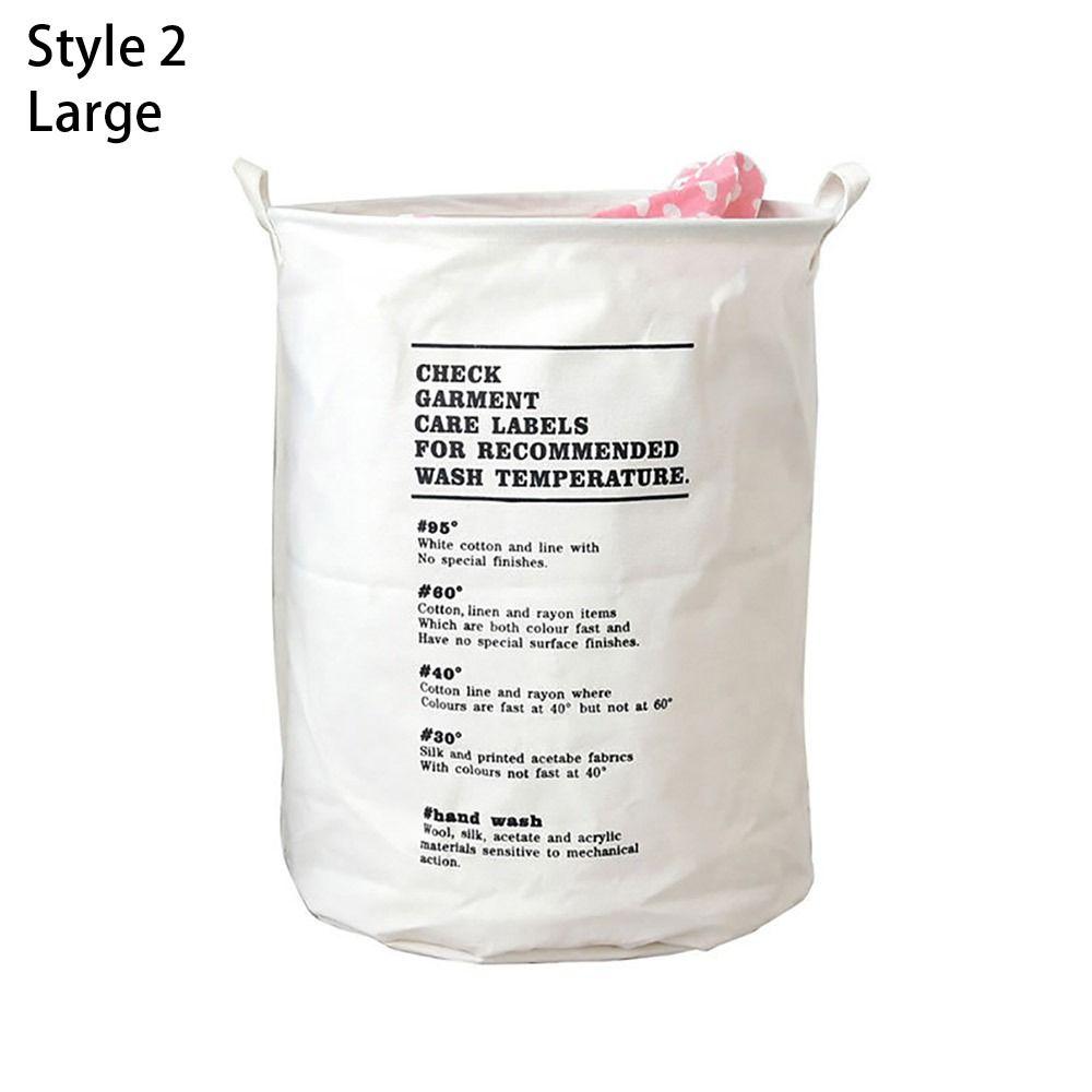 1Pcs Dirty Clothes Organizing Home Organizer Cotton Linen Material Toy Storage Hamper