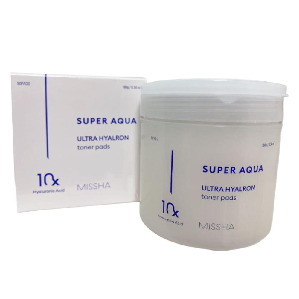 

MISSHA Super Aqua Ultra Hyalron Toner Pad 180g (90 Pads)