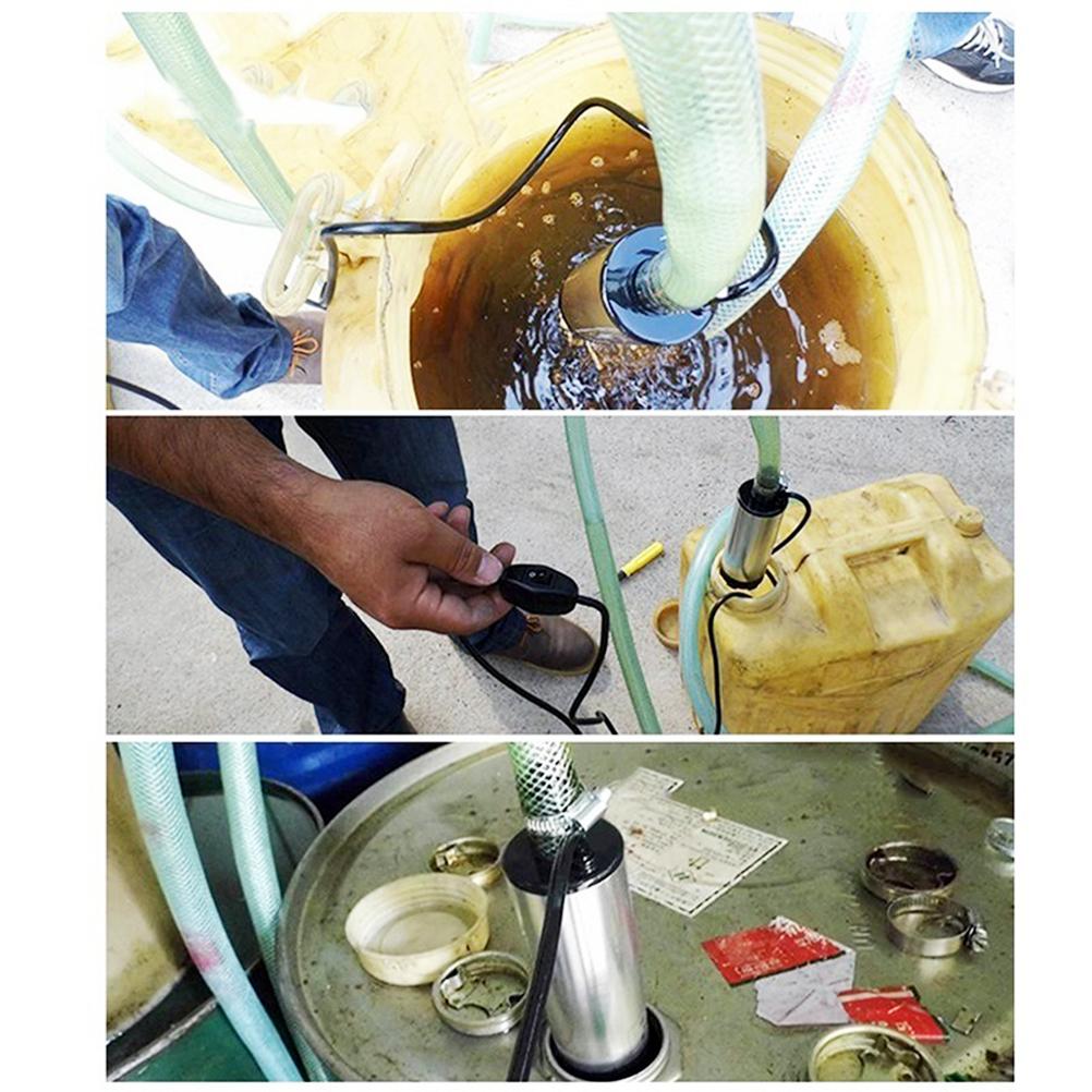 24V DC Elektrische Tauchpumpe zum Pumpen von Dieselöl Wasser Kraftstoff Transferpumpe