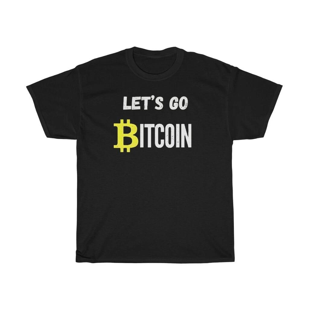Let’s go Bitcoin T-Shirt Crypto Brandon Stock Market Shiba Doge Token M