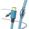 Câble USB - HAMA - 00201557 - 1,5 M - USB 2.0 - USB C Bleu
