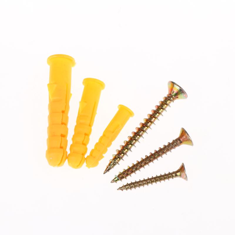 10/25/50Pcs Self-Tapping Screws Kit Stainless Steel Expansion Screws Cross Tips Wall Anchors And Screws For Drywall