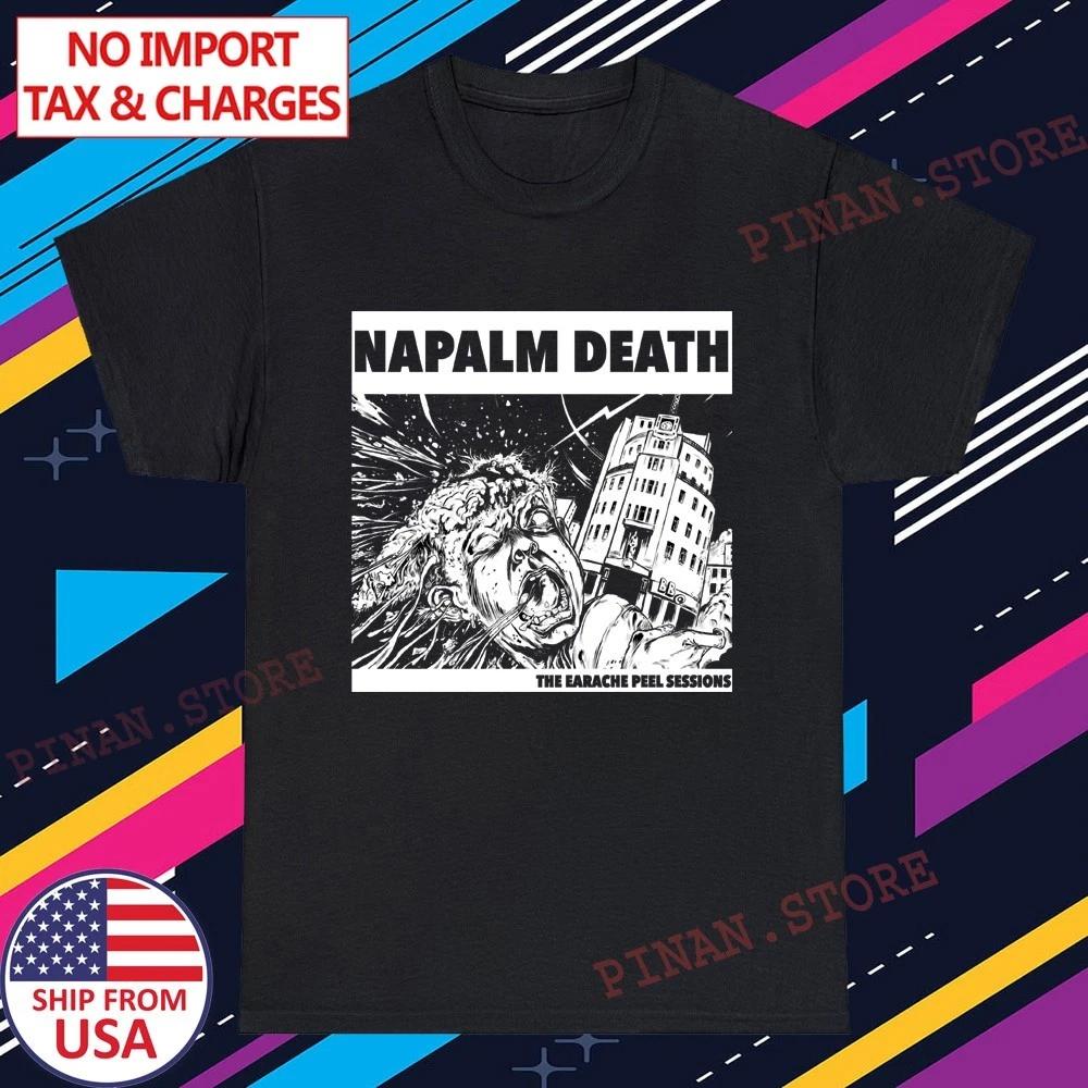Napalm Death The Earache Peel Sessions Men s Black Size S-5XL XL
