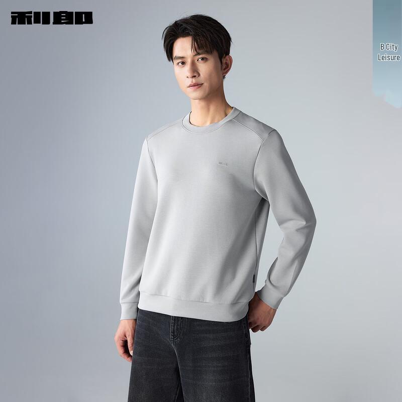 Lilang Men's Air Layer Round Neck Sweatshirt