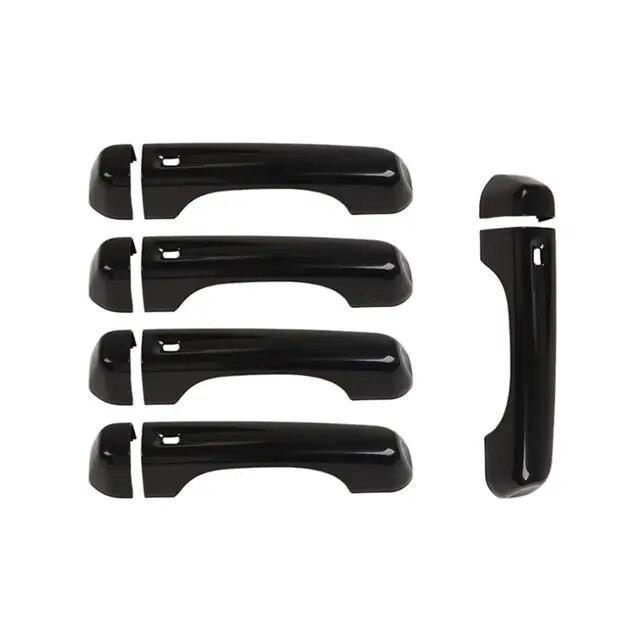 TESIN For Jeep Wrangler JL 2018+ Car Exterior Side Door Handle Tailgate Handle Decoration Cover Stickers For Jeep Wrangler JL